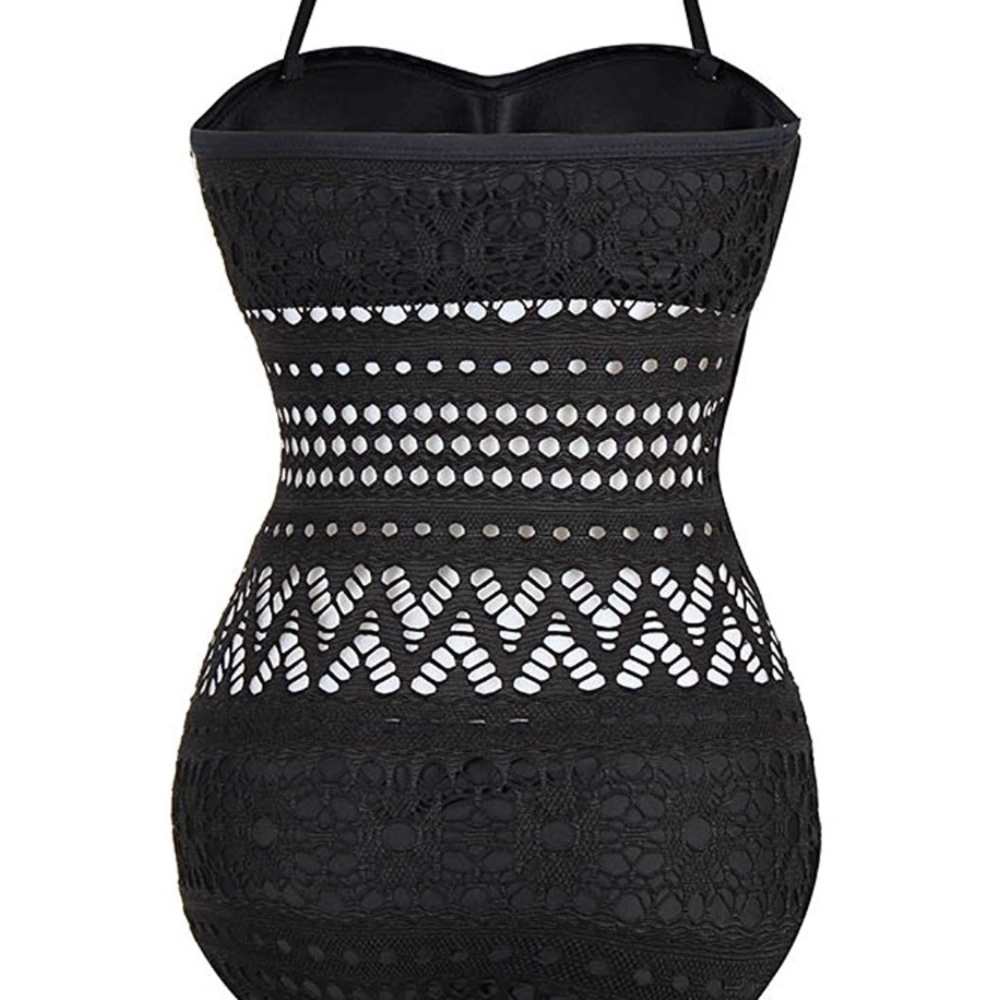 Halter Crochet Bathing Suit - Picture 3 of 7